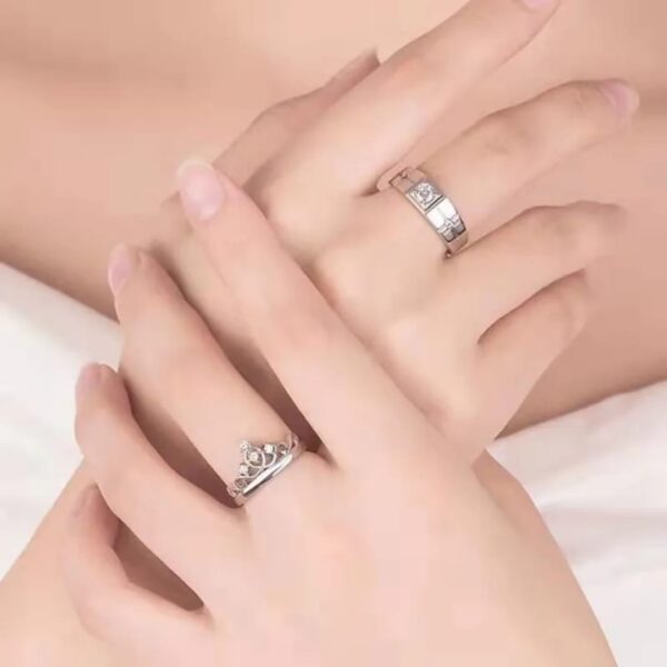 King Queen Couple Ring
